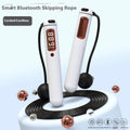 Smart Bluetooth skipping rope with counter and weight bearing ball in A8 black colour