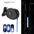 Bicycle tail light with running water illumination effect in multiple colour options