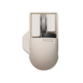 Xiaoqiao Tofu-coloured three-mode wireless mouse with USB-C cable on a desk