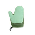 Pet hair removal grooming mitt for cats and dogs showing mesh texture and TPR construction