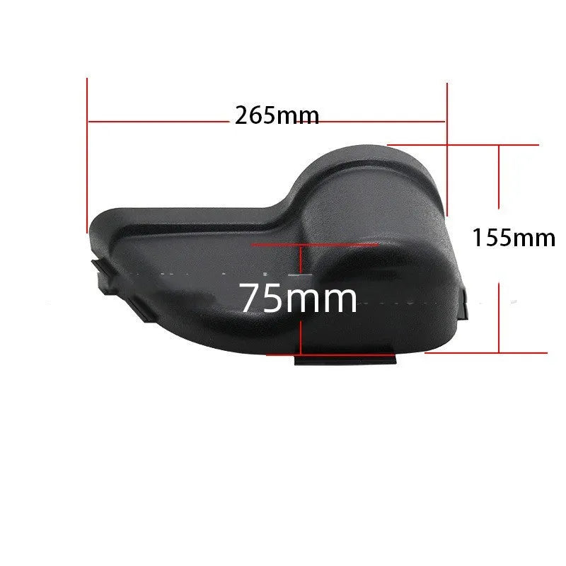 Black ABS car door storage box for Jeep Wrangler JK and JL interior organisation