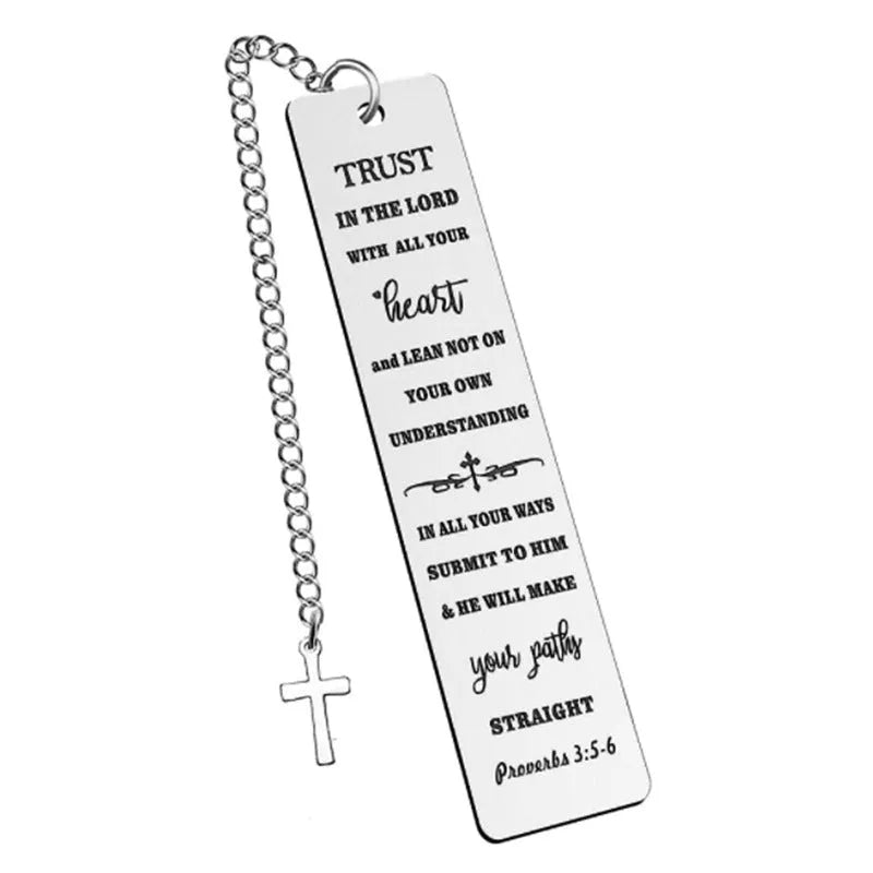 Stainless steel European style bookmark with a CFS5170 steel colour finish.