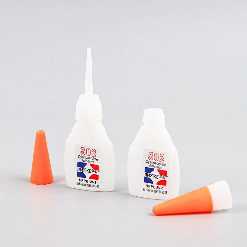 Tube of specialised shoe repair adhesive glue showing 3g and 8g size options