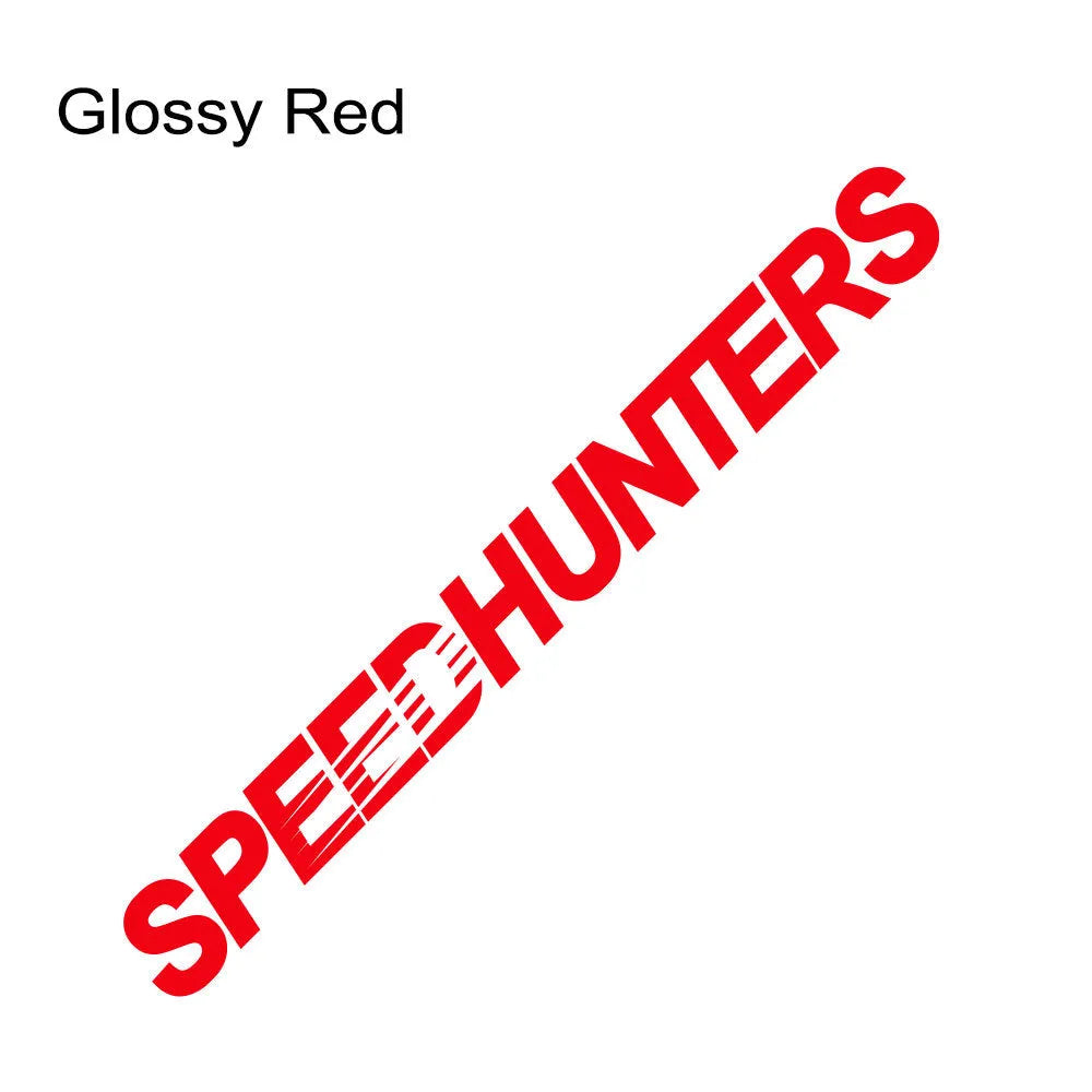 Speed Hunters reflective vinyl car sticker 59cm by 10cm for rear gear application