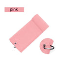 Waffle textured golf ball cleaning towel in assorted colours with 30x30cm and 30x40cm size options