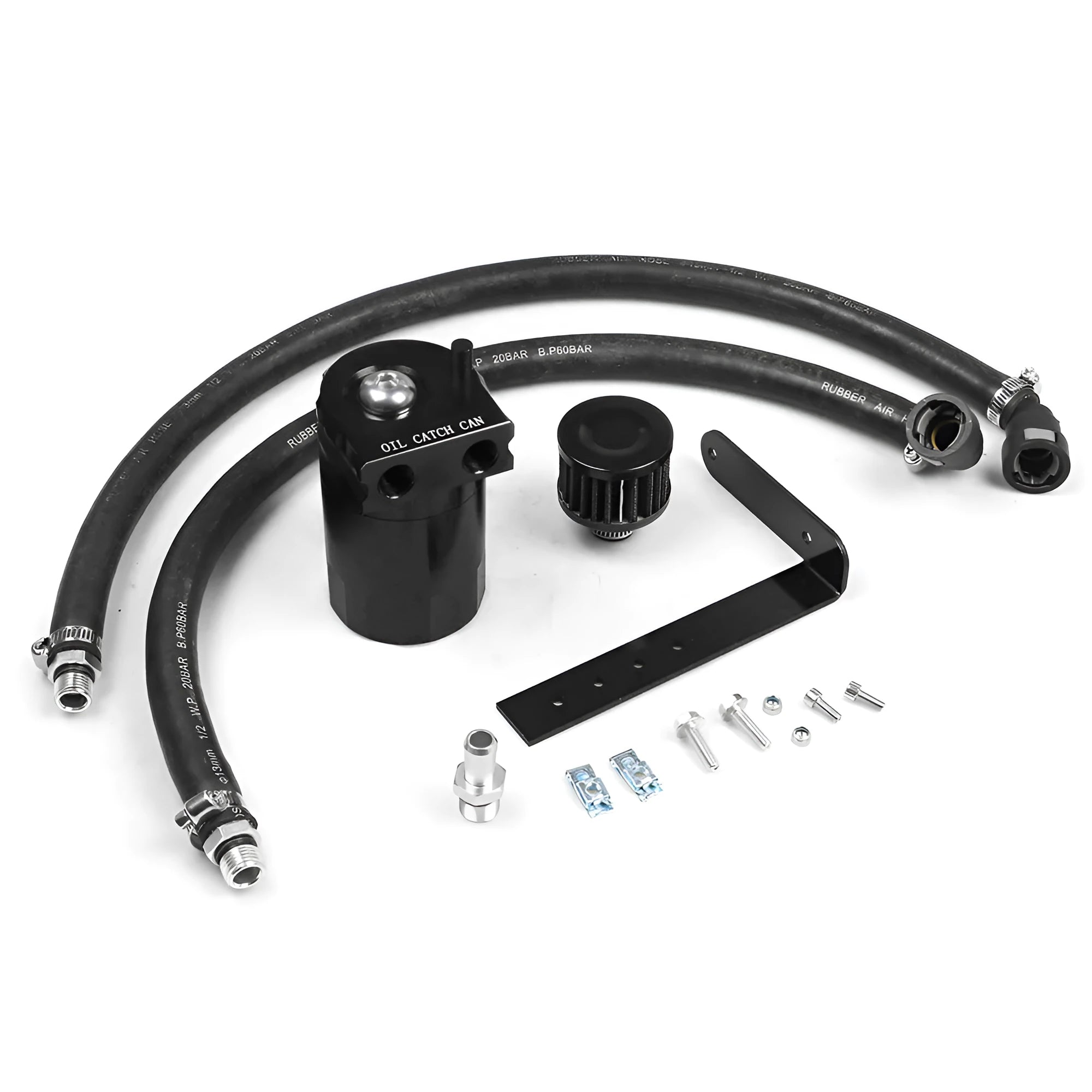 Aluminum alloy oil separator for Ford Expedition in black, blue, red and silver colour options