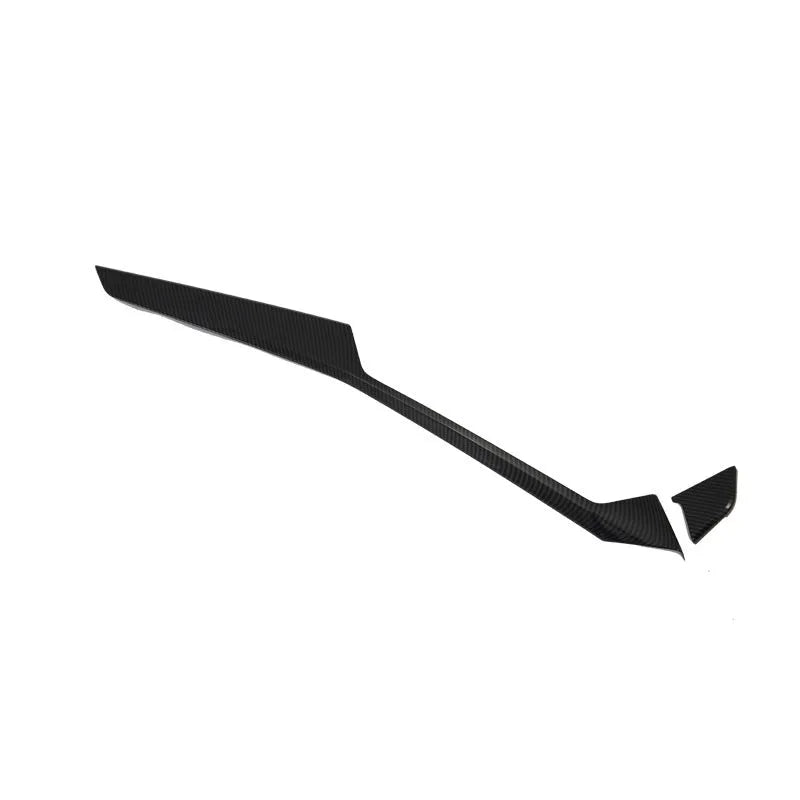 Black ABS plastic cup holder decoration cover for BMW X5 2019 model centre console.