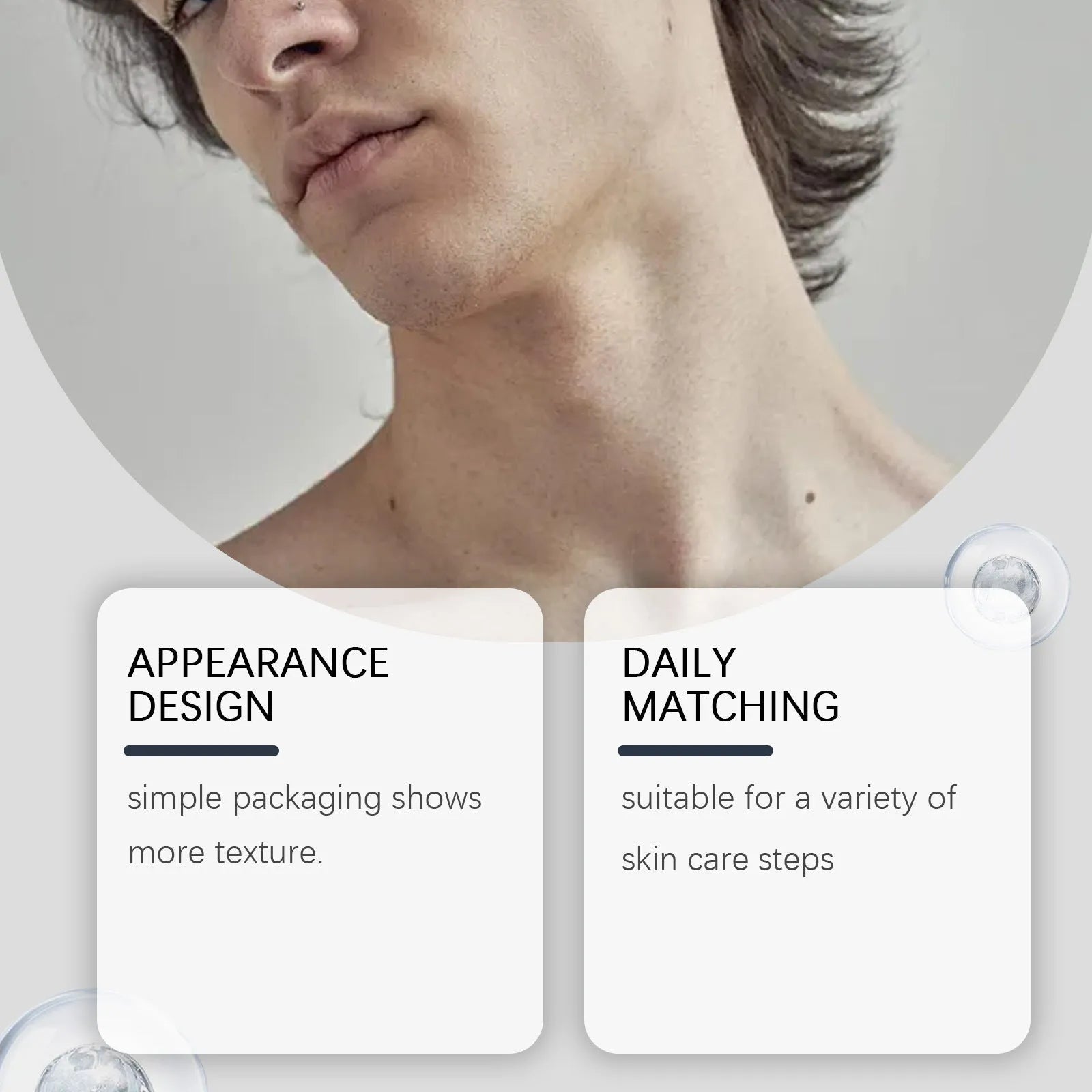 Men's Neck Stretch Neck Cream 50g pot with collagen and retinol