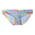 Mesh transparent quick-drying nylon panties for women in solid colour, breathable brief style