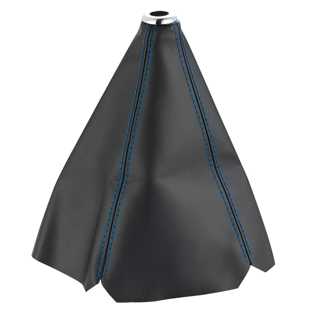 GM car gear lever PU leather dust cover in multiple colour options including black, blue and red variants