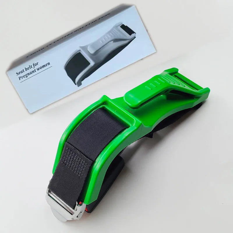 Black ABS metal buckle pregnant women's anti-strangulation safety belt for car travel