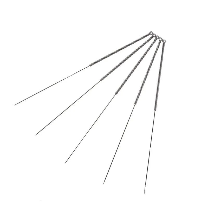 Ten metal cleaning needles for 3D printer nozzles, compatible with MK8 and E3D hotends