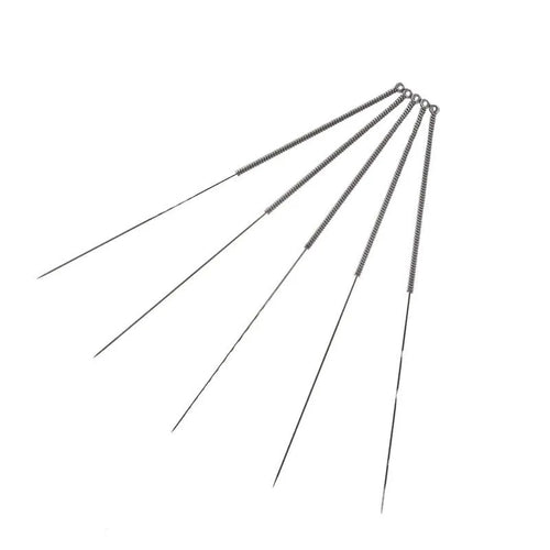 Ten metal cleaning needles for 3D printer nozzles, compatible with MK8 and E3D hotends