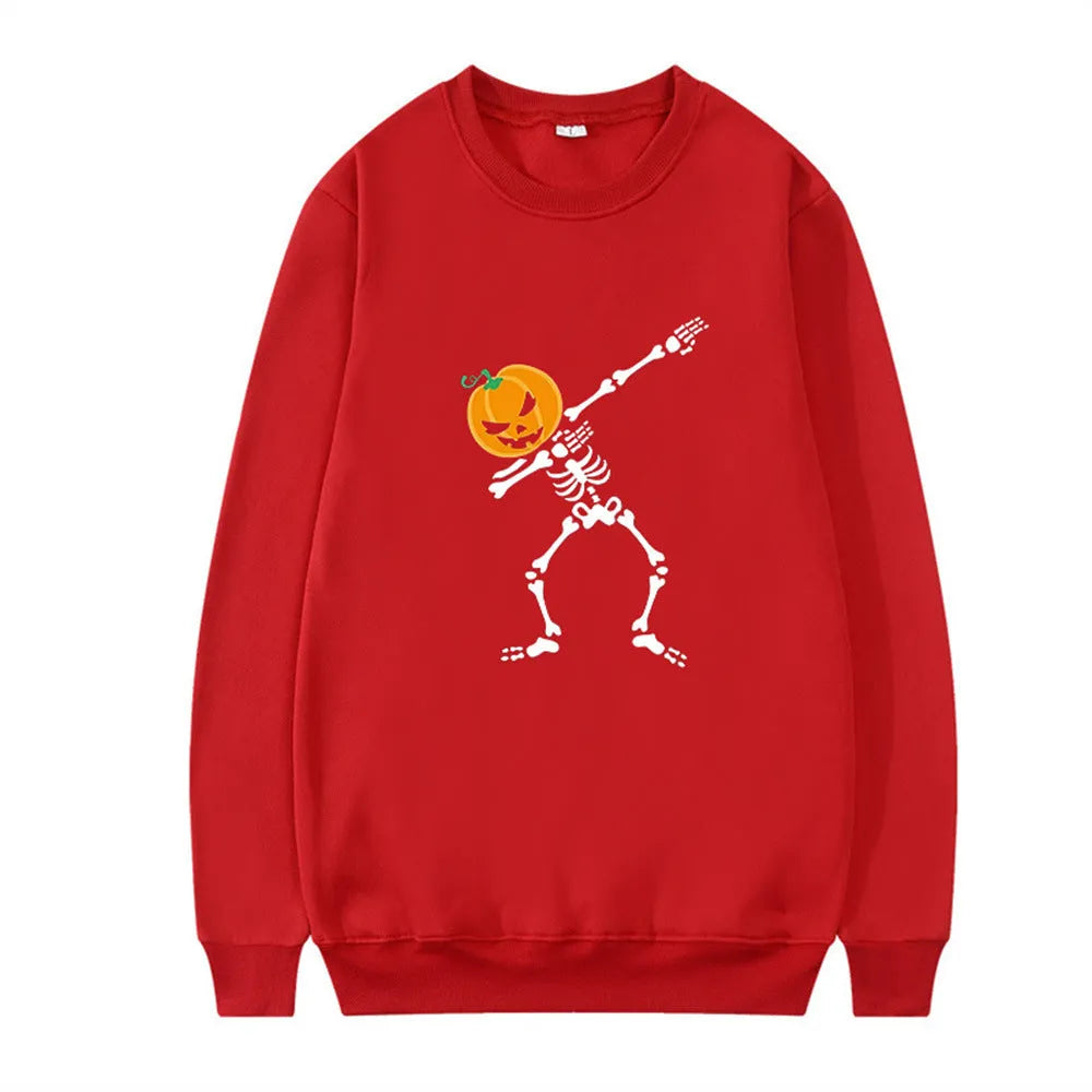 Women's printed cotton crew neck top in black red yellow white orange red colours