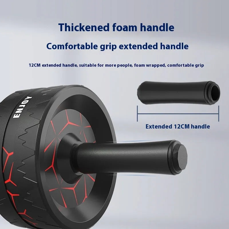 Abdominal wheel fitness equipment with quick-forming belly contracting roll in various colour options