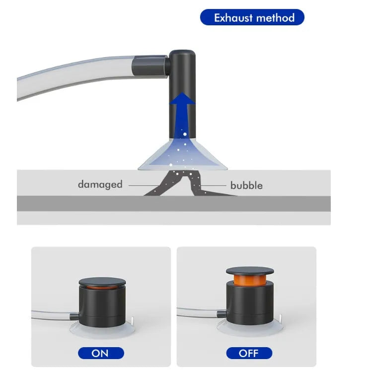 Car windshield repair kit with plastic crack and point repair tools for automotive glass damage