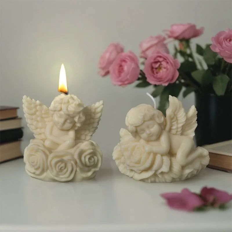 Silicone candle soap mold in irregular shape with modern simplicity style, OPP packed
