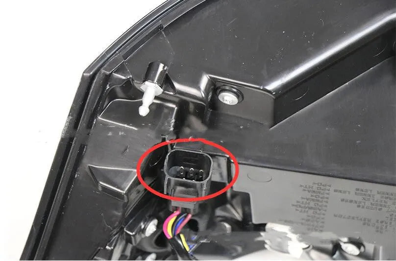 A pair of LED car brake lights for rear bumper mounting on 2014-2020 vehicles.