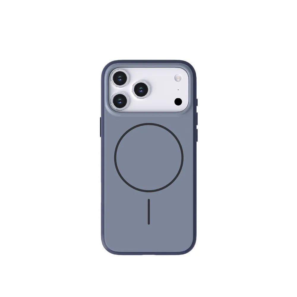 Magnetic silicone phone case for iPhone 17 series in six colour options, matte finish, shockproof design