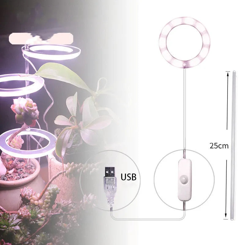 USB LED grow light with acrylic stick for indoor plant growth lighting