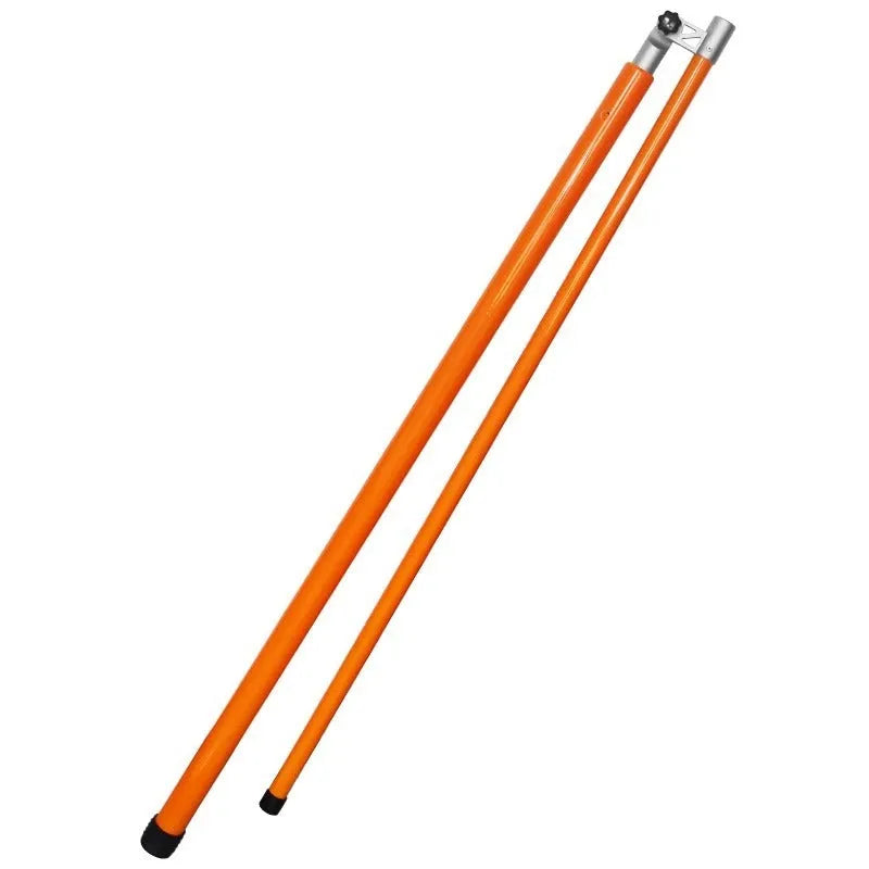 Telescopic truck height measuring rod with clear scale markings showing two diameter options