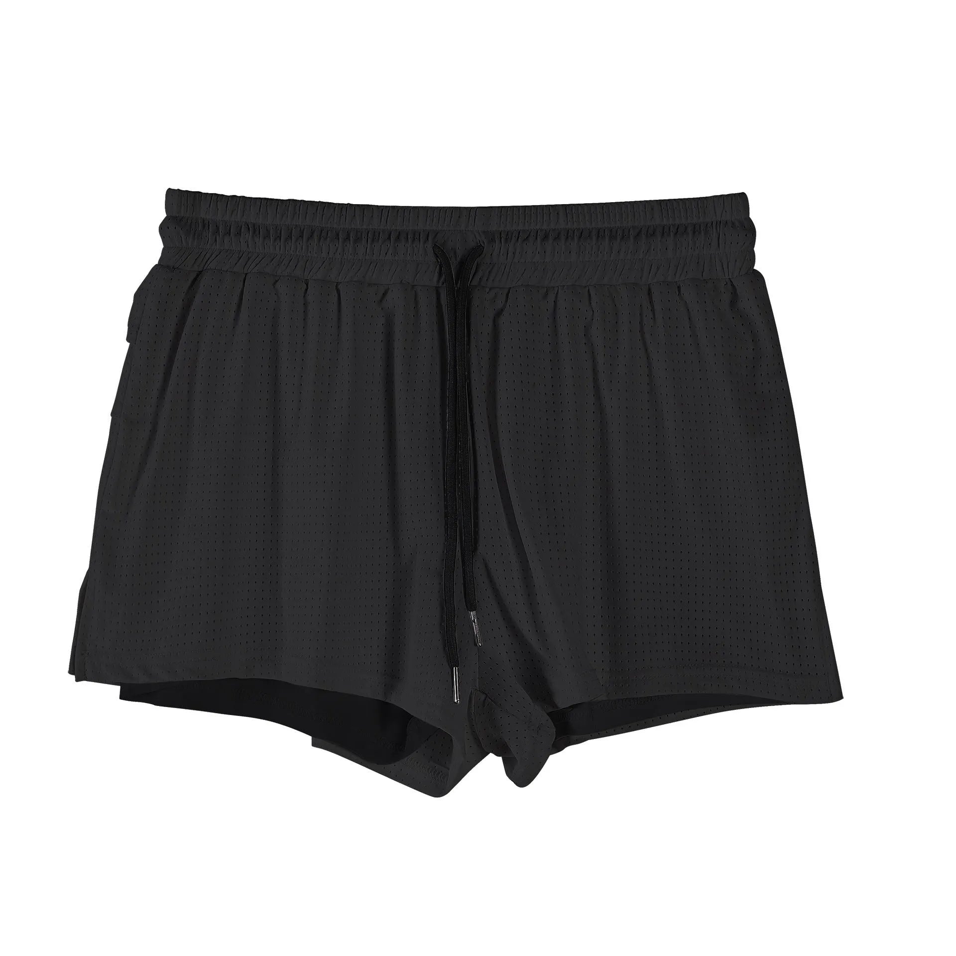Men's quick-dry nylon summer shorts in sports leisure style with mid waist fit