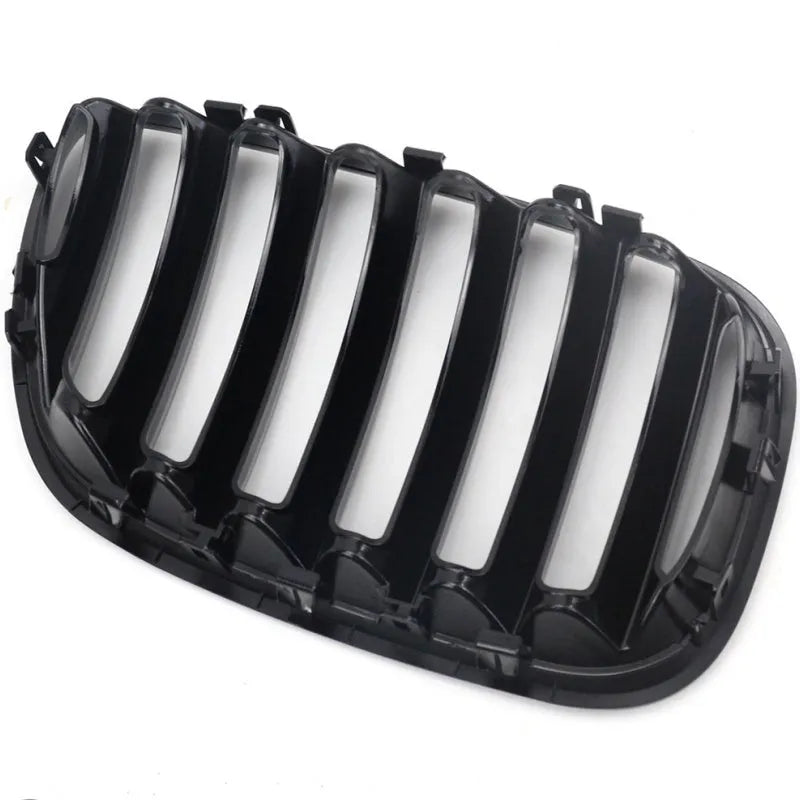 Bright Black ABS plastic front centre grille set for BMW X5 E53 2000-2003 model