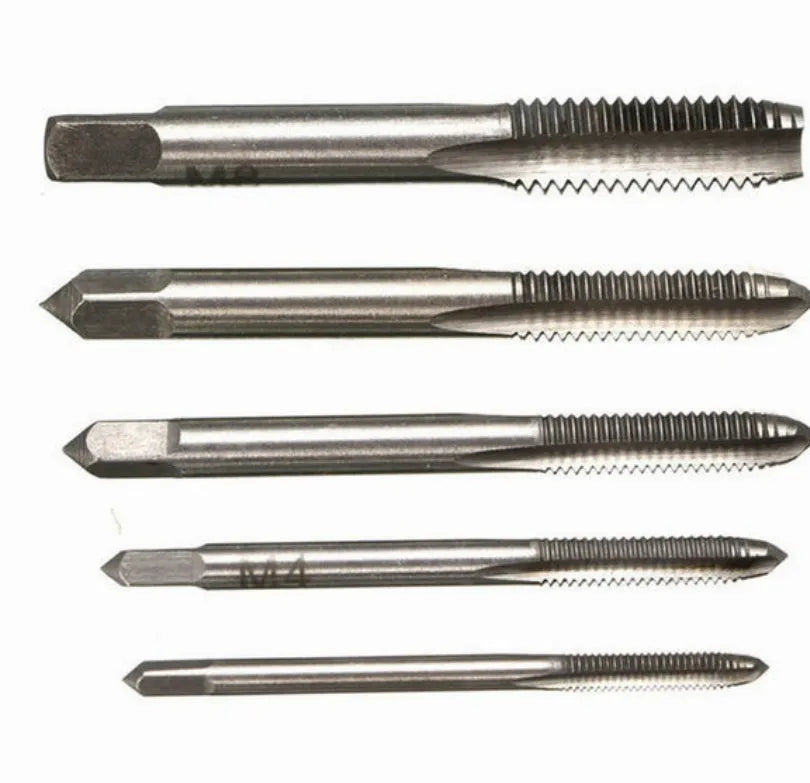 M3-M8 adjustable ratchet hand tap wrench set two pieces tool steel metric threading tool