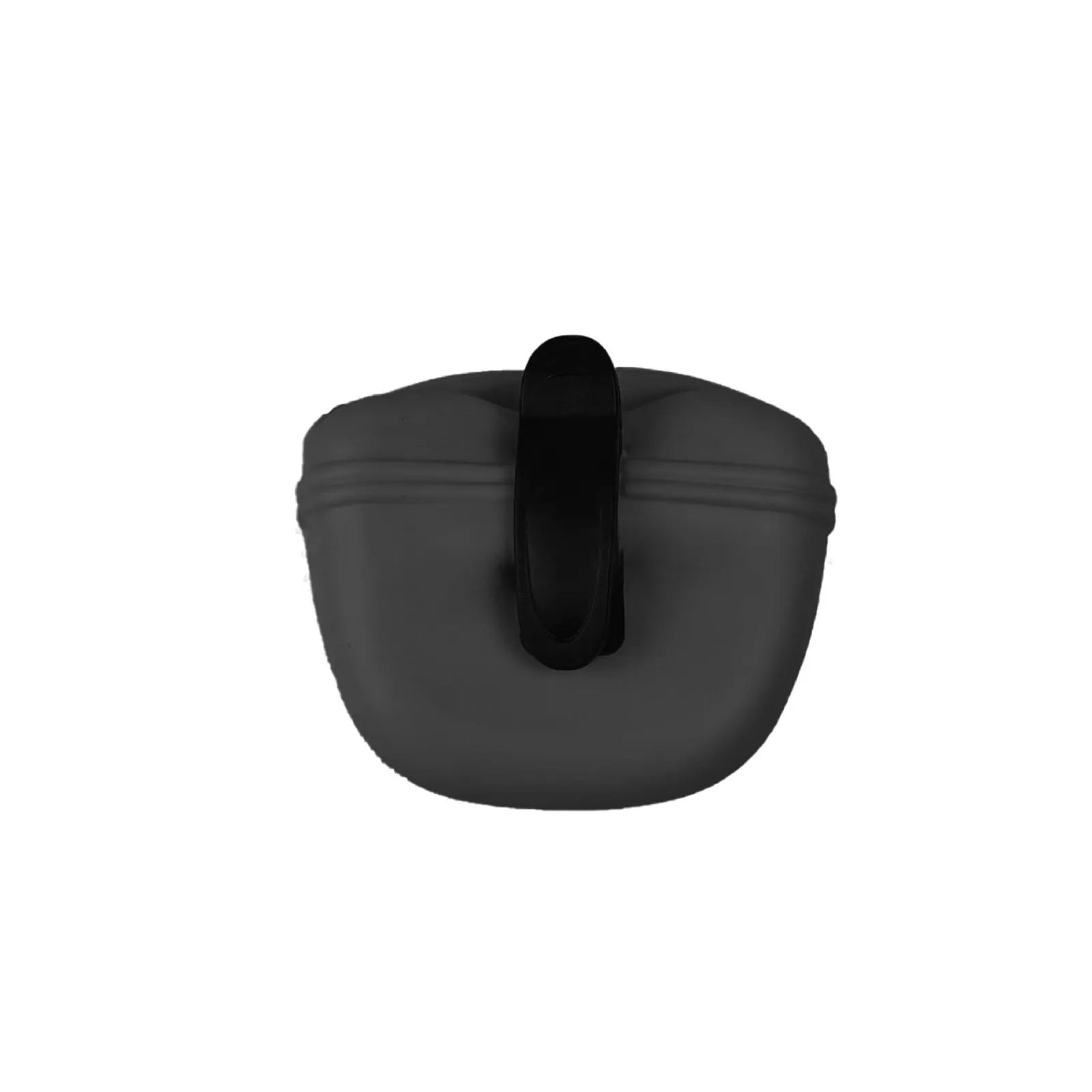 Silicone dog training waist bag with clip and magnet closure in multiple colour options