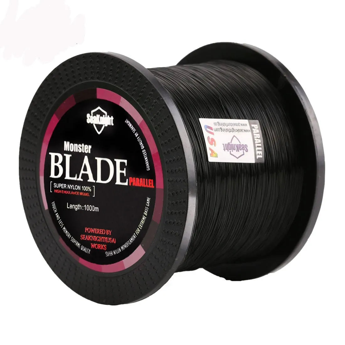 Seaknight1000 M nylon fishing line spool in multiple colours and sizes for fishing applications