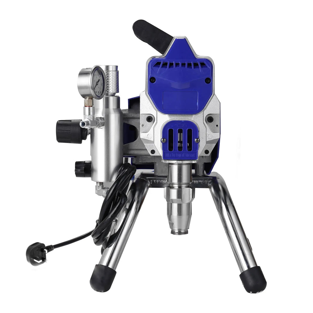 3901 American Standard airless spray machine with spray gun, hose, and extension rod for fireproof paint application