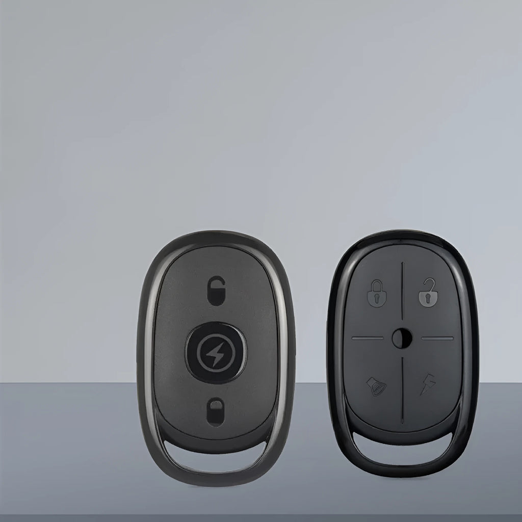 433MHz wireless car remote control with copying function showing 3-key button layout