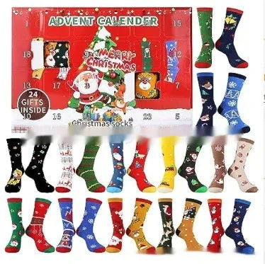 Christmas Socks Blind Box resin craft decoration with plastic components for holiday party displays