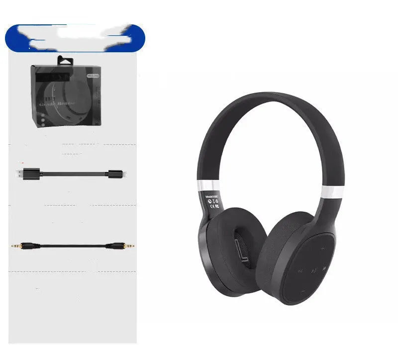 Wireless Bluetooth headset with long battery life in white colour option, head-mounted design