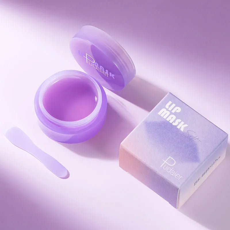Exfoliating hydrating lip balm 10ml tube with a separate plastic scraper applicator