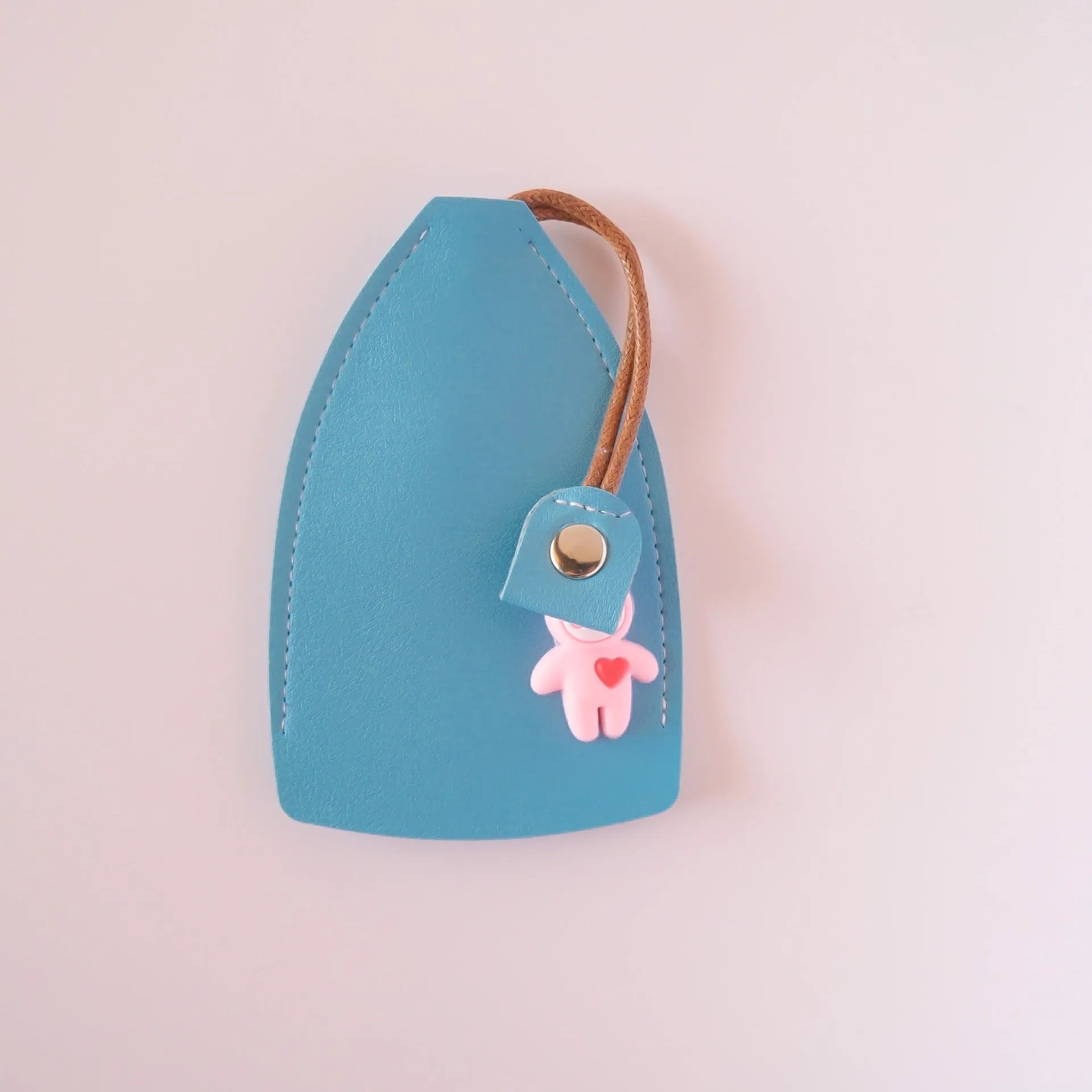 Universal large capacity car key case in five colour options with PU leather construction