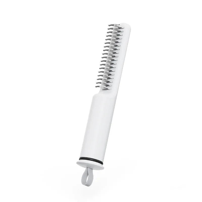 Stainless steel pet dematting comb with user-friendly handle for removing knots and mats from dog hair