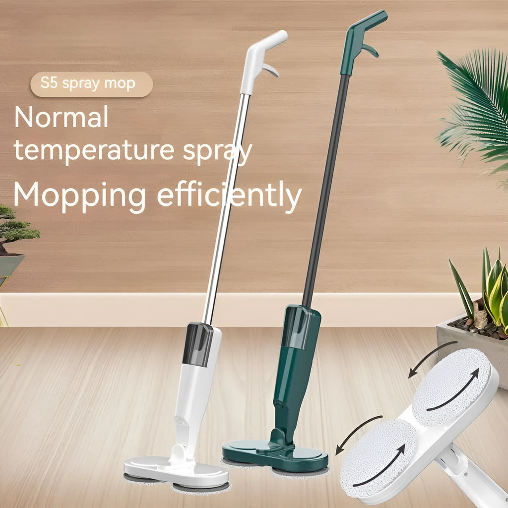 Wireless floor cleaning robot in S5 Green colour with USB charging port and water tank