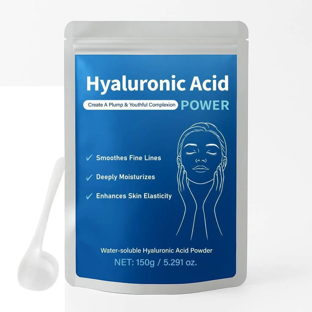 150G container of pure hyaluronic acid powder for DIY skincare.