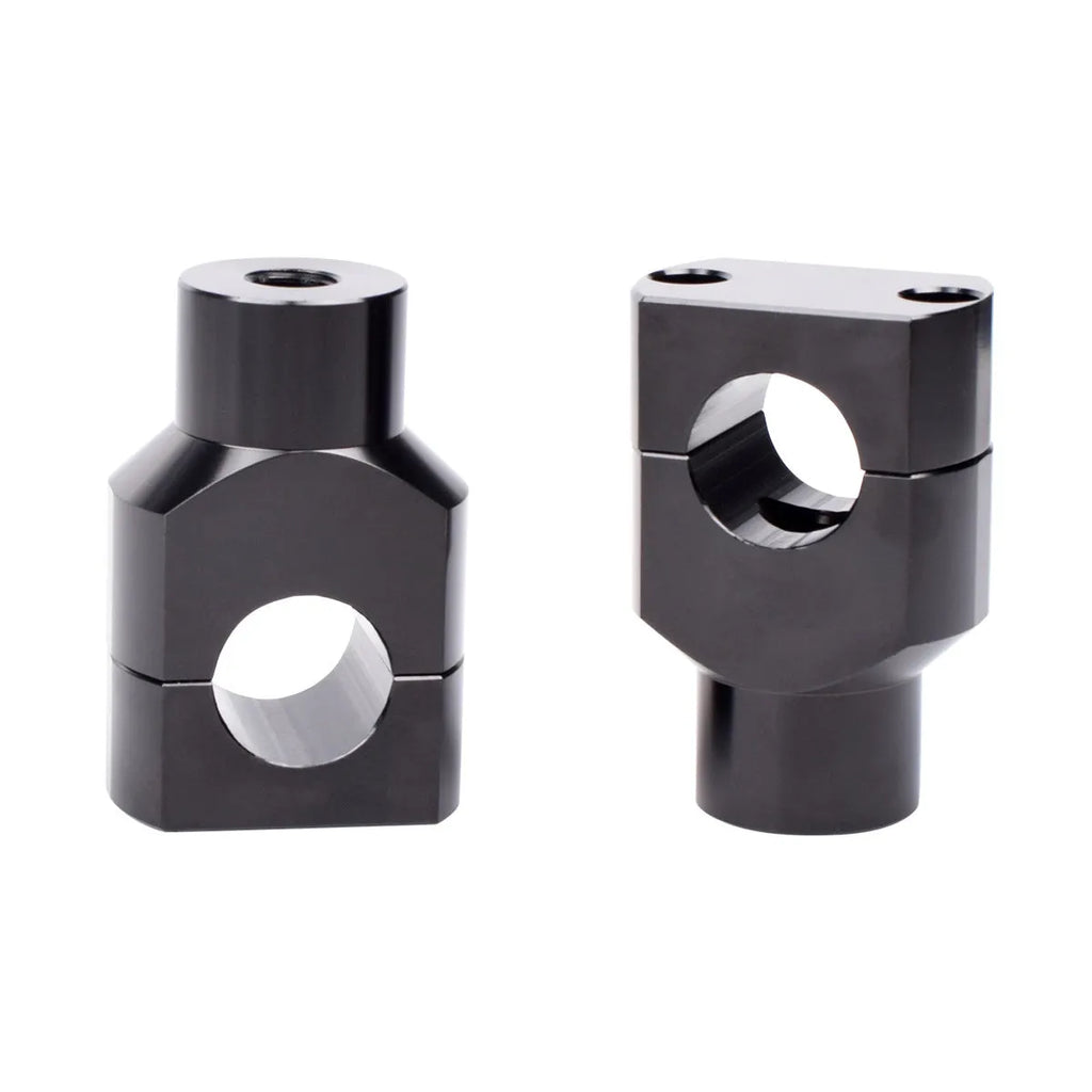Black aluminium alloy 25mm universal handlebar riser kit for Harley Davidson motorcycle