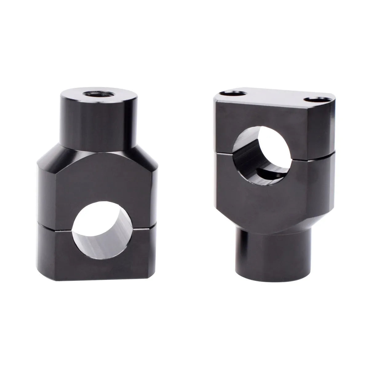 Black aluminium alloy 25mm universal handlebar riser kit for Harley Davidson motorcycle