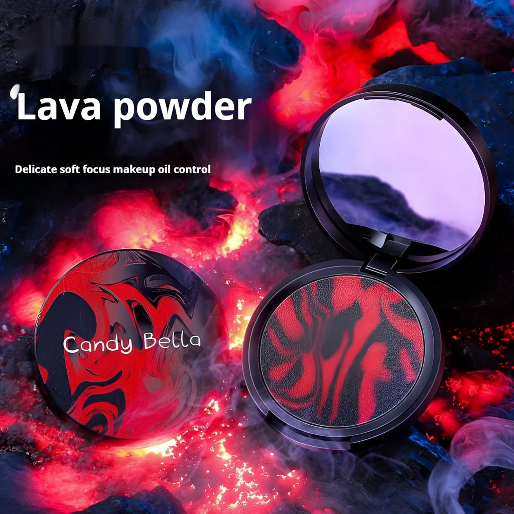New Transparent Lava Oil Control Powder in Lava powder frozen English version packaging