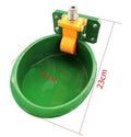 Green engineering plastic sheep drinking bowl for farm watering