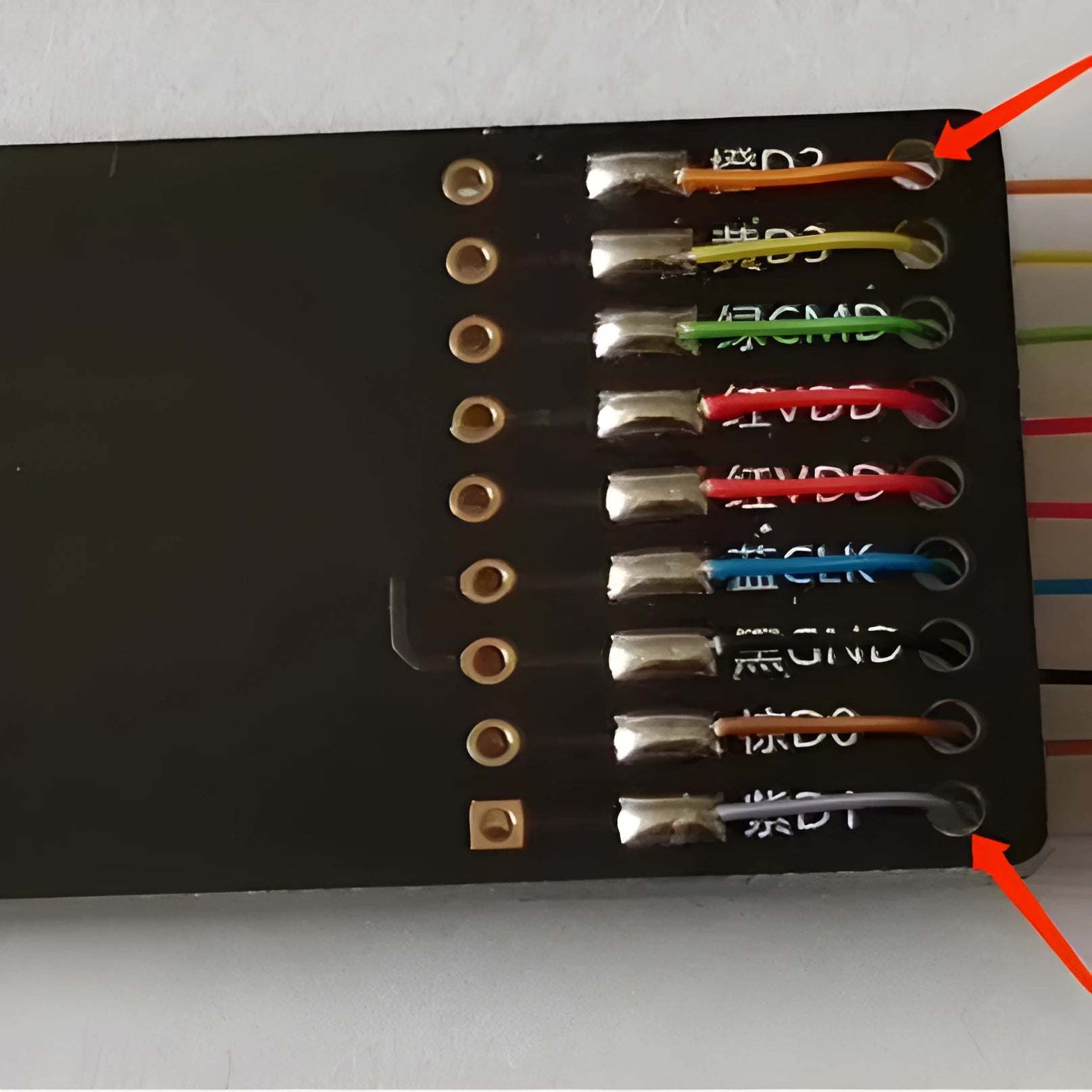 EMMC read and write tool for car audio host maintenance with SD card port connector