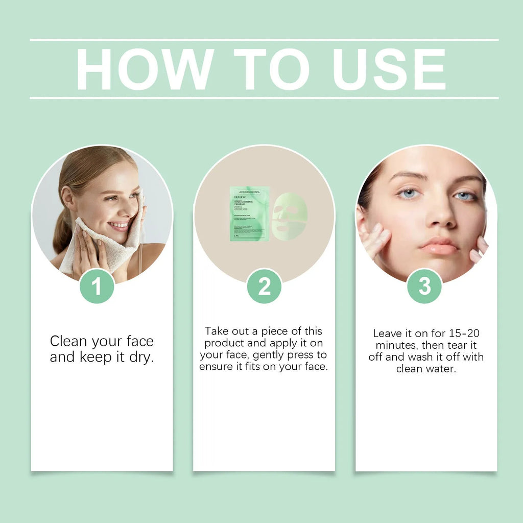 Retinol and hyaluronic acid hydrating sheet face mask, single sheet or pack of four.