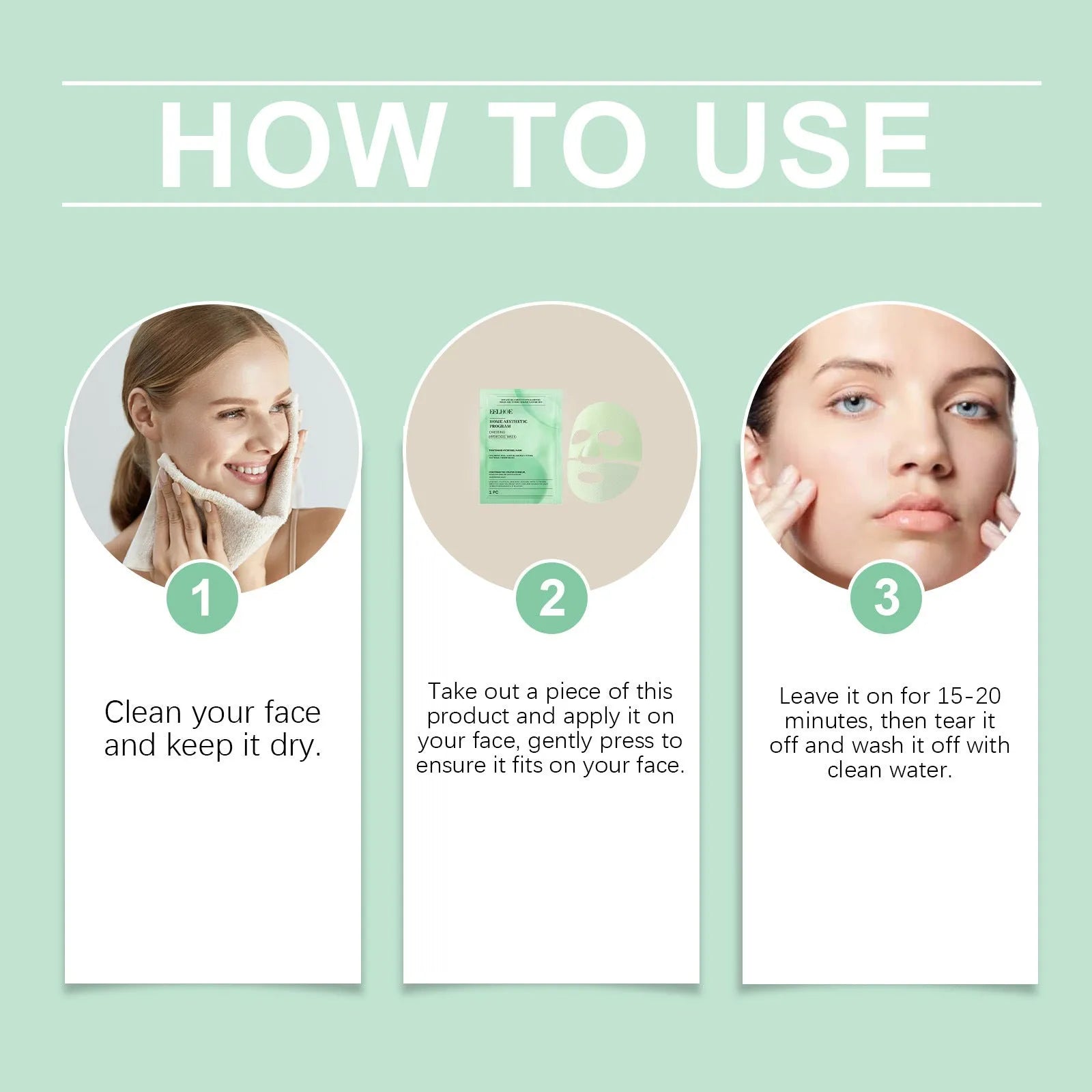 Retinol and hyaluronic acid hydrating sheet face mask, single sheet or pack of four.