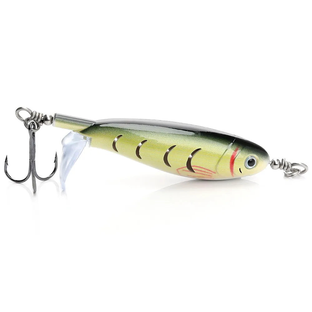 7.5cm artificial fishing bait for road fishing with soft plastic construction and multiple colour options