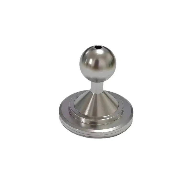 Aluminium alloy instrument panel base plate in silver or black finish for universal mounting