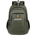 Casual grey men's backpack made of Oxford cloth with a breathable back panel.