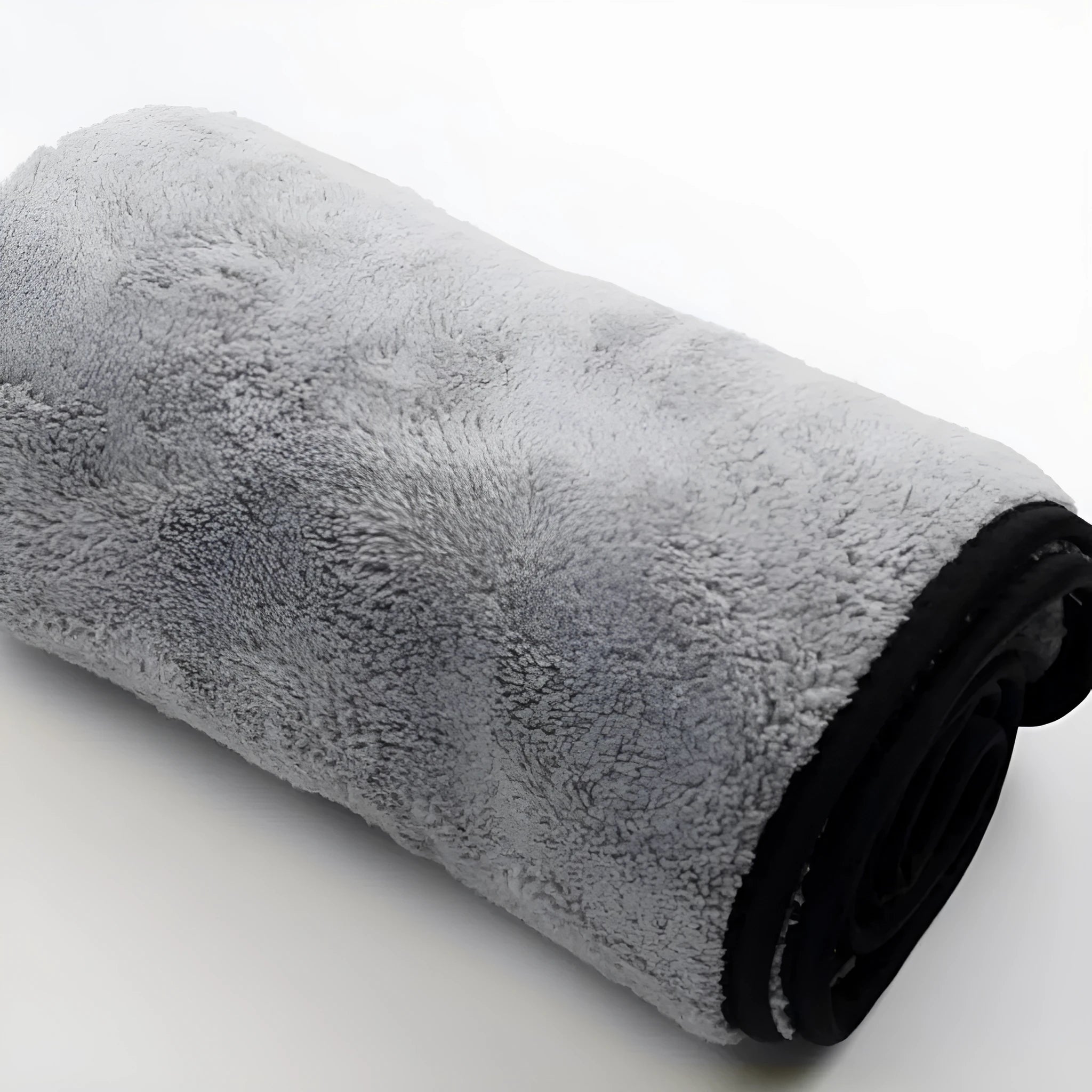 Microfiber car wash towel shown in three size options for vehicle cleaning